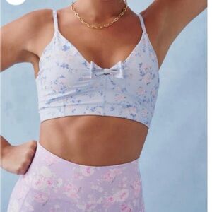 LoveShackFancy Pastel Floral Bralette